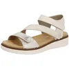 Image de Remonte Femme D2050 Sandale, Porcelaine Blanche dorée 61, 41 EU