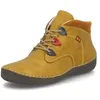 Image de Rieker Bottes & Bottines Femme 52544, Pointure:37 EU, La Couleur:Jaune