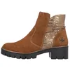 Image de Rieker - Boots Femme Noisette et à Zip