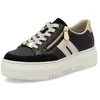 Image de Rieker Damen Low-Top Sneaker M1912, Frauen Halbschuhe,Freizeitschuhe,Turnschuhe,Laufschuhe,straßenschuhe,Strassenschuhe,Schwarz (00),39 EU / 6 UK