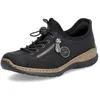 Image de Rieker Chaussures décontractées à Enfiler pour Femme N3267-01 Ready 2 Go Noir, Noir, 36 EU