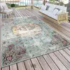 Image de Paco Home Tapis Intérieur Extérieur Orient Turquoise Rose Jaune, Dimension:200x280 cm