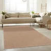 Image de Paco Home Tapis d'intérieur et d'extérieur pour Salon, Balcon, Cuisine et Couloir - Look Naturel en Jute, uni, Robuste, résistant aux intempéries, Dimension:80x150 cm