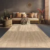 Image de Paco Home Tapis D'Extérieur Résistant Aux Intempéries Balcon Entrée Salon Design Abstrait Géométrique 3D Décoration Moderne Beige, Dimension:80x150 cm