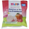 Image de Hipp Bio Galettes de Riz à la Framboise +10m 30g