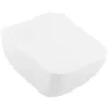 Image de Villeroy & Boch Collaro Combi-Pack, WC suspendu avec DirectFlush, avec siège WC SlimSeat, 4626RS, Coloris: blanc-alpin