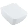 Image de Villeroy & Boch Collaro Combi-Pack, WC suspendu avec DirectFlush, avec siège WC SlimSeat, 4626RSR1, Couleur: Céramique blanche plus