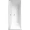 Image de V&B Baignoire rectangulaire Collaro Duo 170x75 cm, encastrable Chrome, blanc