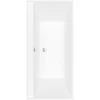 Image de V&B Baignoire rectangulaire Collaro Duo 190x90cm, version EB Chrome, blanc pierre