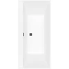 Image de V&B Baignoire rectangulaire Collaro Duo 190x90 cm, version EB, blanc pierre mat