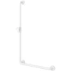 Image de V&B Poignée murale Vicare Fonction 119x65 cm, avec support, 90°, réversible, blanc