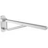 Image de V&B Poignée rabattable Vicare Design 75 cm, acier inoxydable chromé