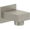Image de Coude de raccordement mural VILLEROY ET BOCH Universal Showers rectangle Brushed Nickel Matt