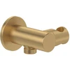 Image de V&B Support de douche à main Universal Showers 66x56x86mm, rd, m Anschl-Bo., Wd, b gol