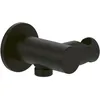 Image de Support mural fixe pour douchette VILLEROY ET BOCH Universal Showers rond Matt Black