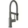 Image de V&B Mitigeur monocommande Steel Expert Compact évier, anthracite, commutation jet/douchette