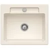 Image de Villeroy & Boch Siluet 60 S Crema - 3346 01 KR Évier céramique à commande manuelle