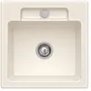 Image de Villeroy & Boch Siluet 50 S Crema Évier de cuisine en céramique