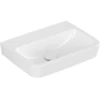 Image de V&B O.NOVO Lavabo à main 50x37 cm, carré, sans trop-plein, blanc