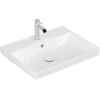 Image de V&B AVENTO lavabo 60x47, 1 trou robinet, avec trop-plein, blanc pierre C-plus