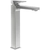 Image de V&B Mitigeur lavabo monocommande ARCHITECTURA SQUARE haut, avec vidage poussoir, chrome
