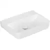 Image de V&B O.NOVO Lavabo 60x46cm, angle, sans trou mitigeur, sans trop-plein, blanc