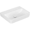 Image de V&B O.NOVO lavabo 60x46 cm, angle, sans trou robinet, sans trop-plein, blanc C-plus