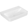 Image de V&B Lavabo O.NOVO 65x46 cm, coin, sans trop-plein, blanc, sans robinetterie