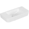Image de V&B O.NOVO Compact Lavabo 50x25cm, sans trop-plein, sans trou de robinet, blanc C-plus