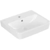 Image de V&B Lavabo encastré/à poser O.NOVO 55x46cm, carré, avec trop-plein, blanc C-plus