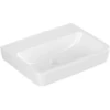 Image de V&B Lavabo encastré/à poser O.NOVO 60x46 cm, angle, sans trop-plein, blanc