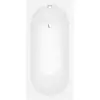 Image de V&B Baignoire rectangulaire Oberon 160x75 cm, blanc pierre