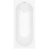 Image de V&B Baignoire rectangulaire Oberon 170x75 cm, blanc pierre