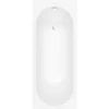 Image de V&B Baignoire rectangulaire Oberon 170x70 cm, blanc pierre
