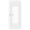 Image de V&B Baignoire rectangulaire Squaro Edge 12 Duo 180x80cm, AL m, îlot, m Sch., st. bl.