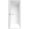 Image de V&B Baignoire rectangulaire Squaro Edge 12 Duo 190x90cm, blanc pierre, vidage central