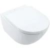 Image de V&B Subway 3.0 WC suspendu, cuvette profonde, sans rebord, blanc C-plus 37x56cm