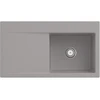 Image de V&B Évier Subway Style 50 dr, avec garniture vidage, robinetterie, fossil C-plus