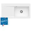 Image de Évier en céramique 1 cuve à droite à encastrer Villeroy & Boch Subway Style blanc mat