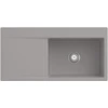 Image de V&B évier affleurant Subway Style 60 Flat droite, avec garniture, fossil C-plus