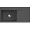 Image de V&B Évier Subway Style 60 li, avec garniture vidange, robinet, gris CeramicPlus