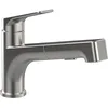 Image de Robinetterie Villeroy & Boch Junis Shower, haute pression, robinet avec douchette extractible et fonction de commutation, robinetterie économique, bec 112 mm, acier inoxydable massif