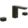 Image de V&B Robinet de lavabo 3 trous Subway 3.0 sortie fixe, sans garniture, noir mat