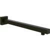 Image de V&B Brausearm Universal Showers carré, montage mural, noir mat