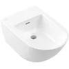 Image de Villeroy & Boch Subway 3.0 bidet, 375 x 560 mm, 1 trou de robinet, avec trop-plein, 447000, Coloris: Blanc pierre, Céramique Plus