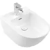 Image de V&B Bidet mural Subway 3.0 37,5x56 cm, 1 robinet, avec trop-plein, blanc brillant C+
