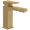 Image de V&B Mitigeur monocommande pour lavabo ARCHITECTURA SQUARE sans garniture de vidage, or brossé