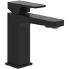 Image de Villeroy & Boch TVW125004000K5 Architectura Square Robinet de lavabo Noir mat Hauteur du bec 113 mm