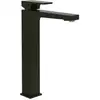 Image de V&B Mitigeur lavabo monocommande ARCHITECTURA SQUARE surélevé, avec vidage push-open, noir mat