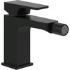 Image de V&B Mitigeur monocommande bidet Architectura Square avec garniture de vidage, noir mat